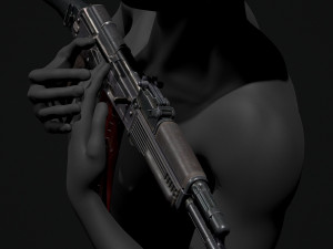 AK74 3D Model
