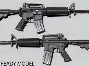 M4A1 Modelo 3D