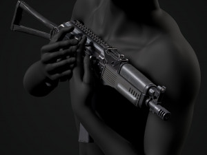 PP-19Vityaz 3D मॉडल