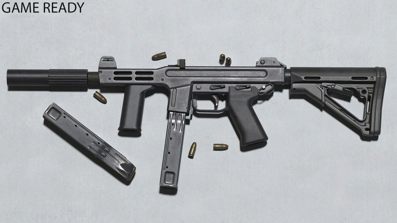 Espectro M4 Modelo 3D .c4d .max .obj .3ds .fbx .stl .blend 