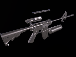 M4a1 HP 3D 모델