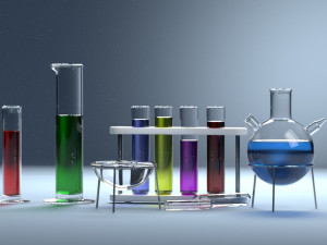 flask 3D Model