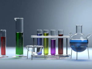 플라스크 3D 모델