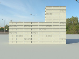 multistory building 3D Model