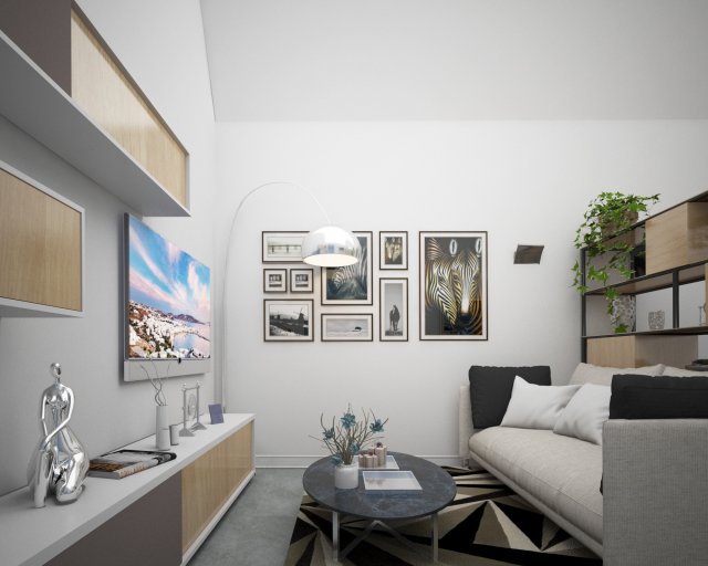 entrance living 3D 模型 .c4d .max .obj .3ds .fbx .stl .blend 