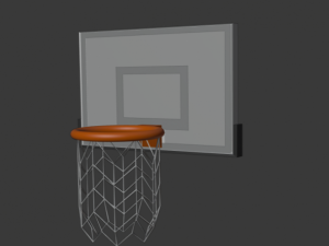 basketball hoop 3D 模型