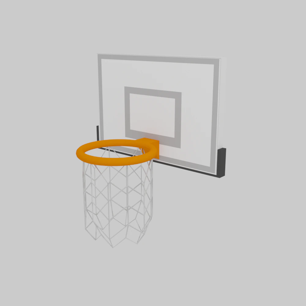 basketball hoop 3D Model .c4d .max .obj .3ds .fbx .stl .blend 