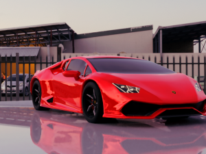 lamborghini hurracan 2019 3D मॉडल