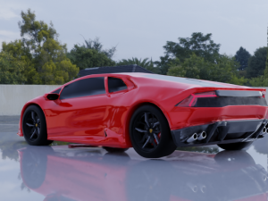lamborghini hurracan 2019 Modello 3D