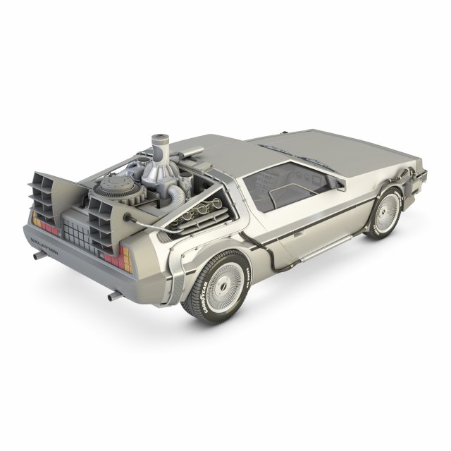 Delorean Back To The Future 3d Model In Other 3dexport