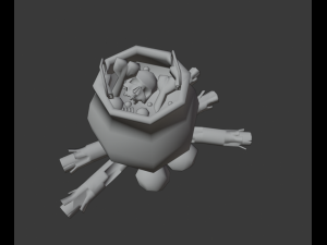 witch cauldron 3Dモデル