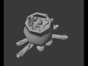 witch cauldron 3D Model