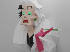 papercraft cruella de vil 3D मॉडल
