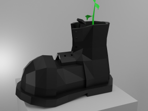 papercraft plant wall-e 3Dモデル