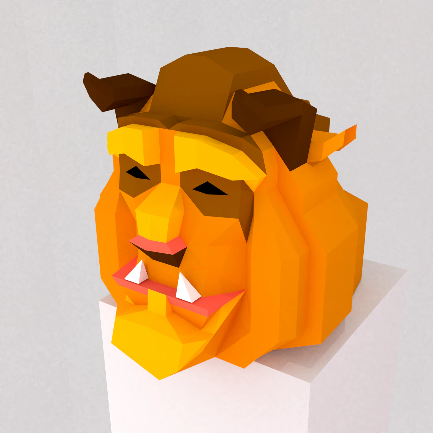 Of the beast 3D Print Model .c4d .max .obj .3ds .fbx .stl .blend