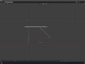 computer table 3D Model