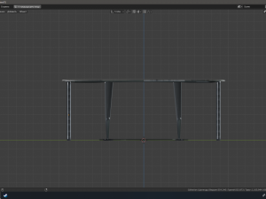 computer table 3D Model