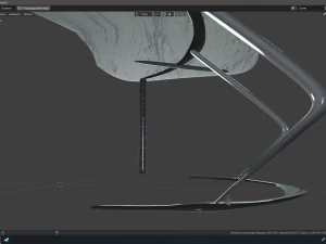 computer table 3D Model