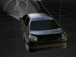 peugeot 206 sedan Model 3D