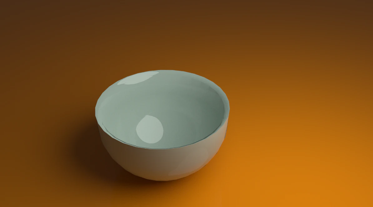 gray bowl 3D Model .c4d .max .obj .3ds .fbx .stl .blend 