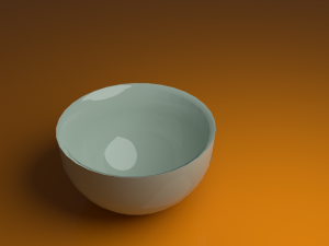 gray bowl 3D Model