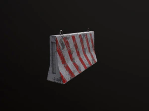 cerca de estrada Modelo 3D