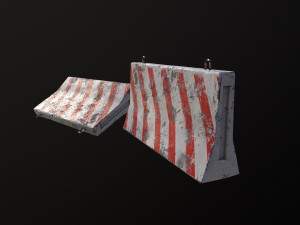 road fence Modelo 3D