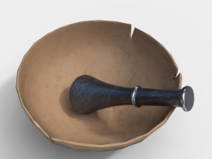 stylized bowl Modèle 3D