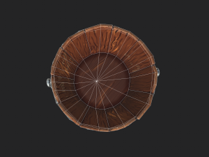 stylized bucket 3D Model