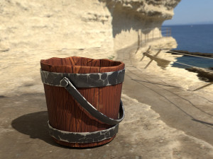 stylized bucket 3D Model