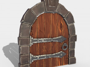 stylized door 3D Model