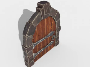 stylized door 3D Model