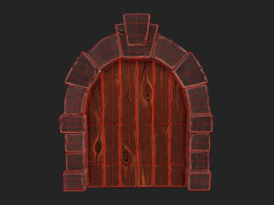 stylized door 3D Model