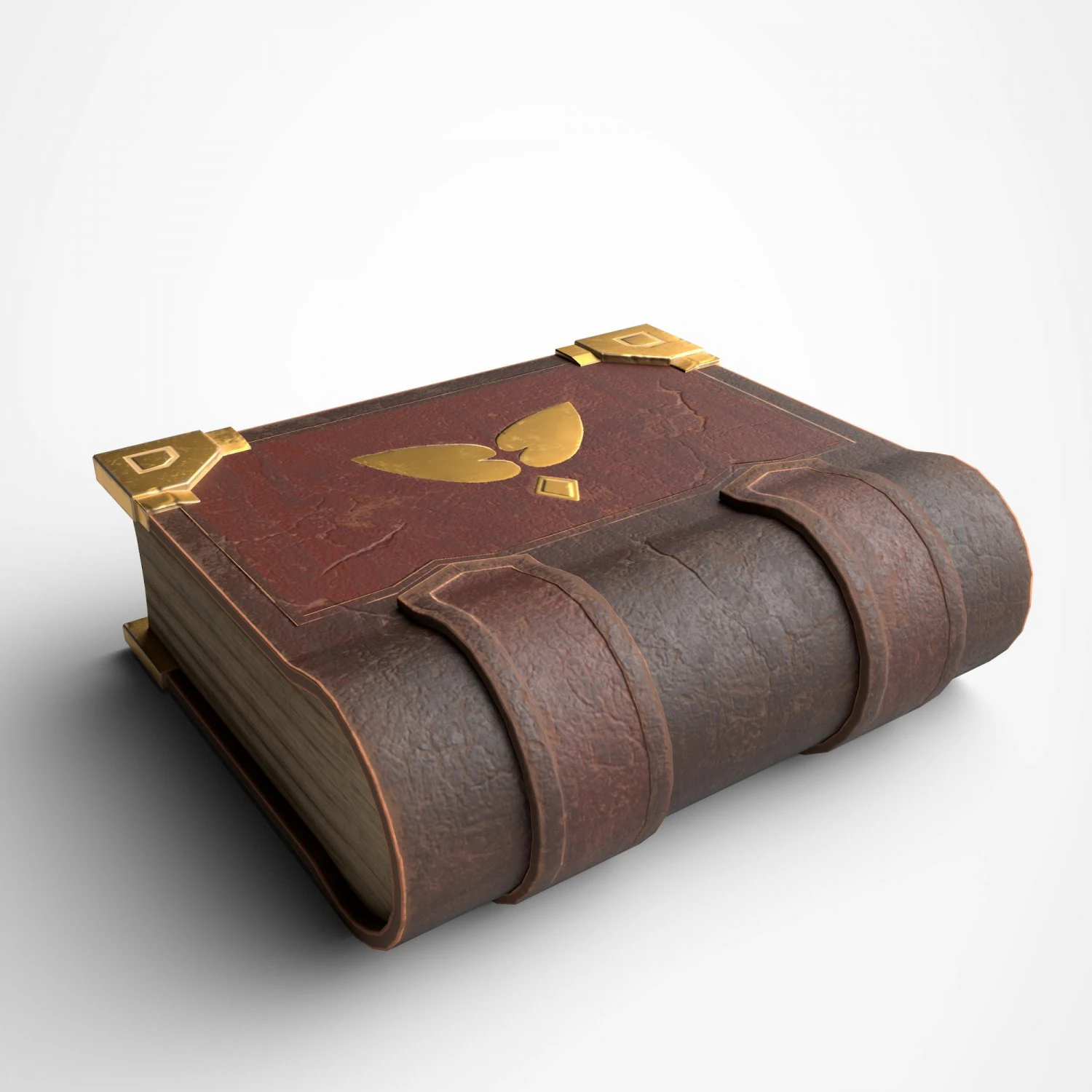 stylized book 3D Model .c4d .max .obj .3ds .fbx .stl .blend 