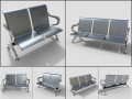s of Waiting Room Seats 3D Model