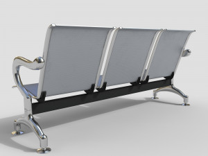 s of waiting room seats 3Dモデル