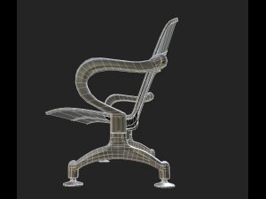 s of waiting room seats 3Dモデル