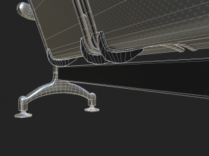s of waiting room seats 3Dモデル