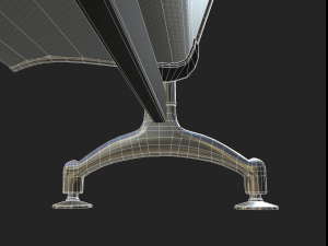 s of waiting room seats 3Dモデル