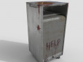  of bloody Roll-up Door Cabinet 3D Model