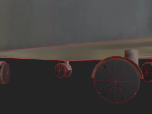 血淋淋的卷门柜 3D 模型