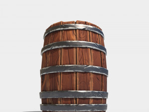 stylized barrel 3D 모델