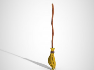 stylized broom 3D Model