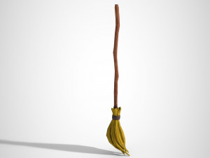 stylized broom 3D Model