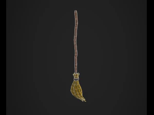 vassoura estilizada Modelo 3D