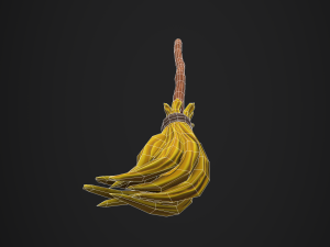 stylized broom 3D Model