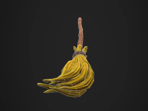 vassoura estilizada Modelo 3D