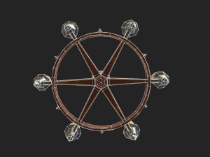 stylized chandelier 3Dモデル