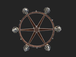 stylized chandelier 3D Model