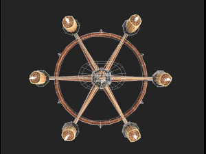 stylized chandelier 3D Model